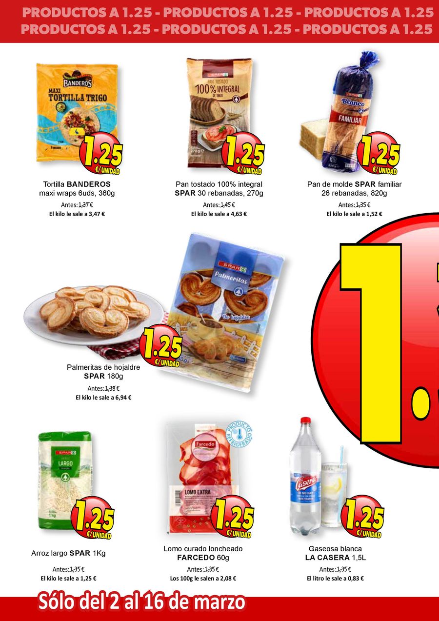 SPAR Spain offers from 2 March to 16 March 2026 Price Blaster