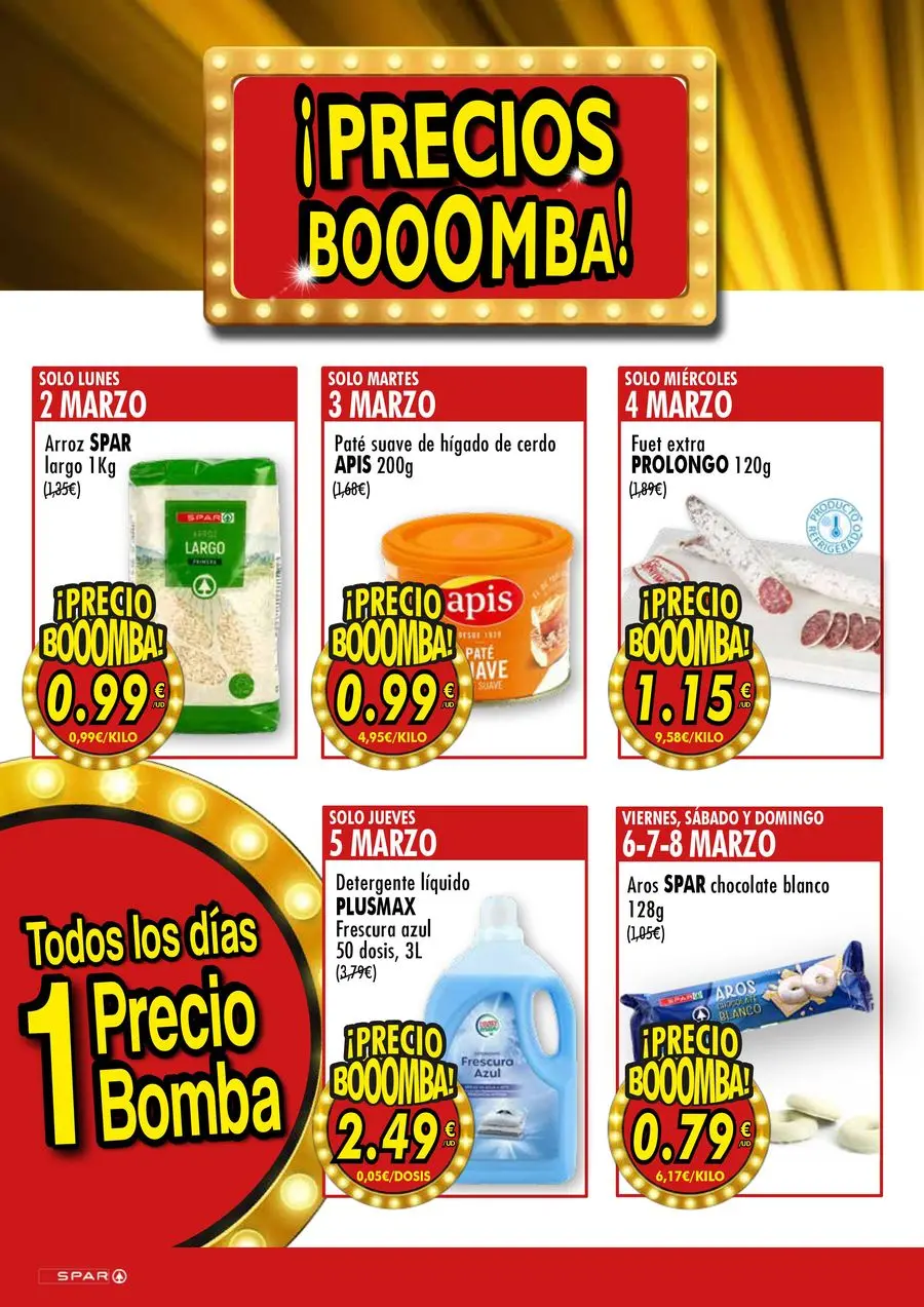 SPAR Spain offers from 2 March to 16 March 2026 Price Blaster