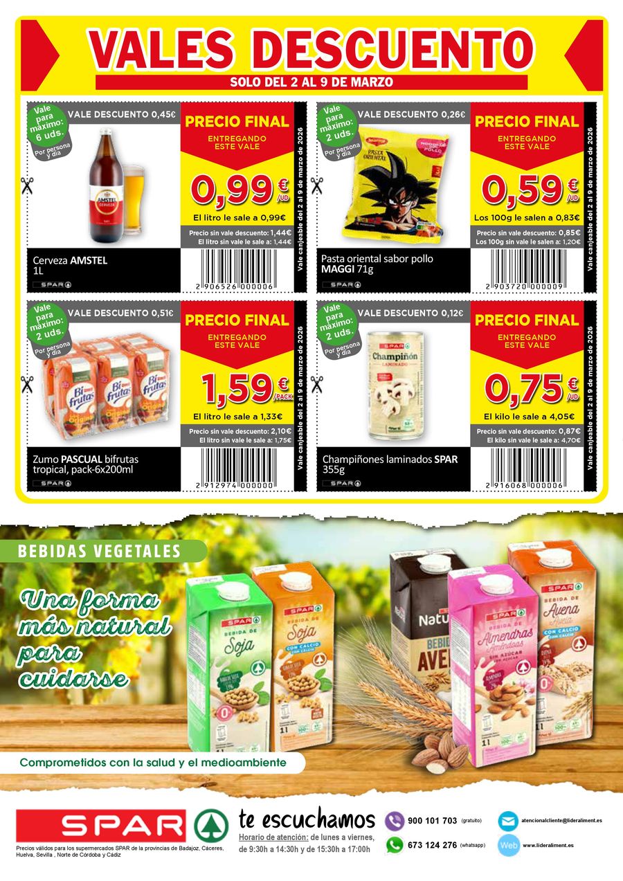 SPAR Spain offers from 2 March to 16 March 2026 Price Blaster