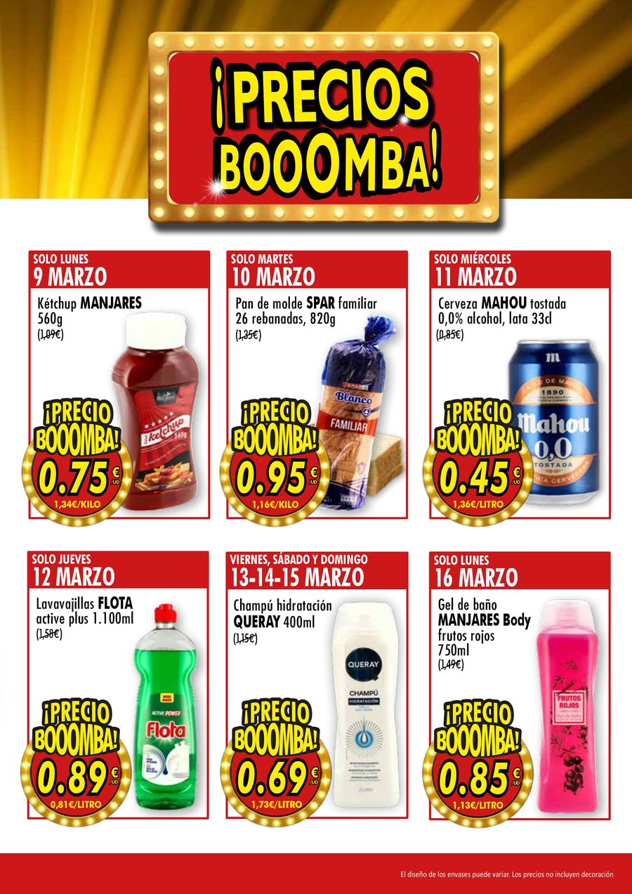 SPAR Spain offers from 2 March to 16 March 2026 Price Blaster