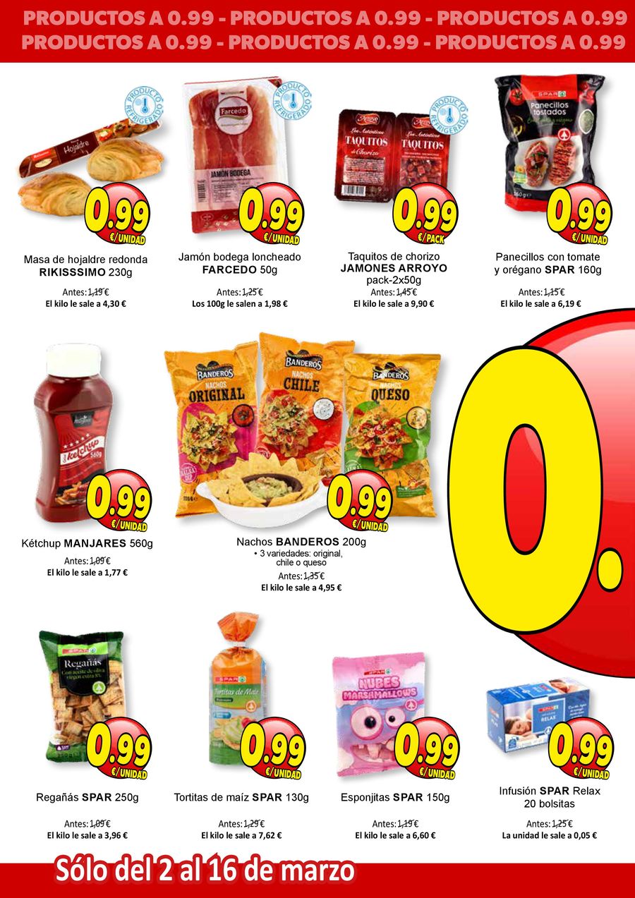 SPAR Spain offers from 2 March to 16 March 2026 Price Blaster