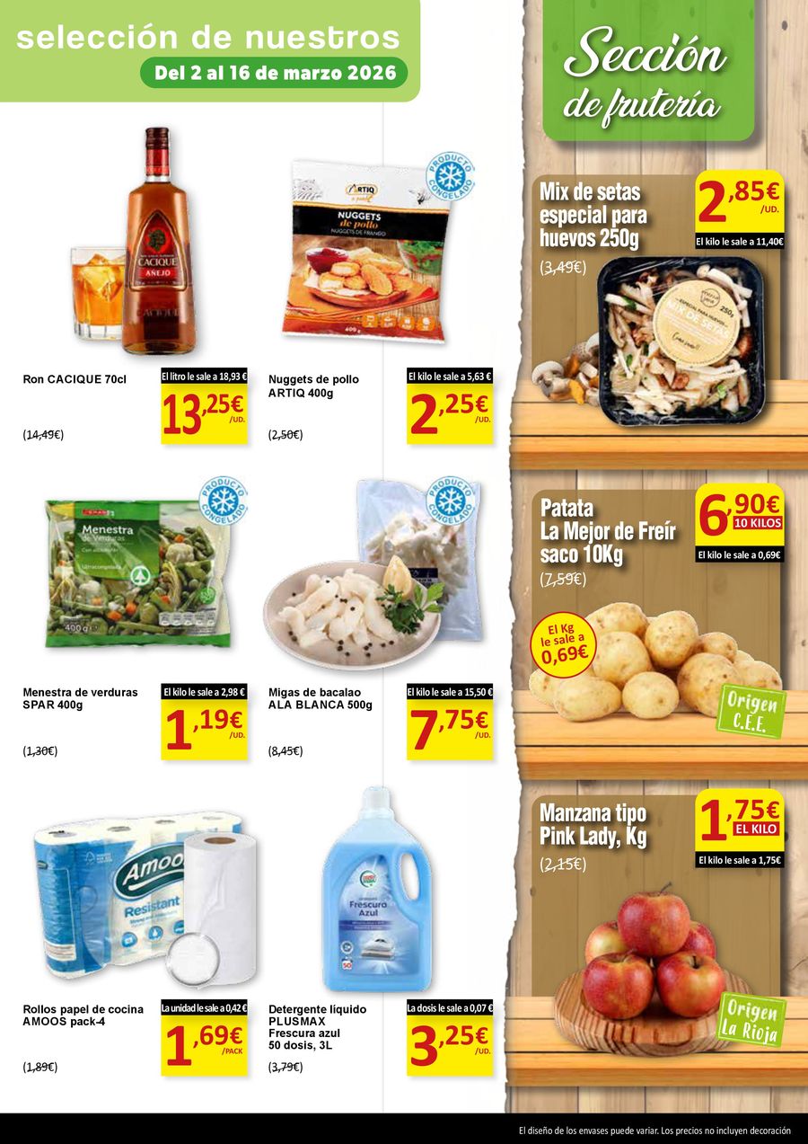 SPAR Spain offers from 2 March to 16 March 2026 Price Blaster