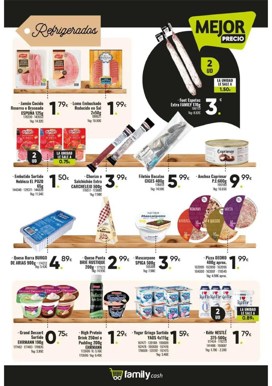 Ofertas de Supermercado Family Cash España de 9 marzo a 29 marzo 2026 Folleto de descuentos