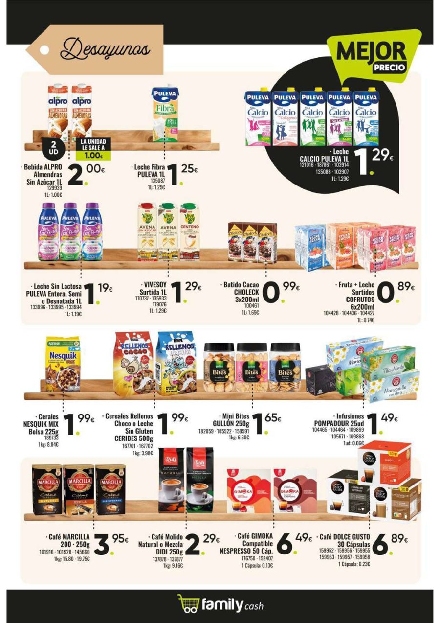 Ofertas de Supermercado Family Cash España de 9 marzo a 29 marzo 2026 Folleto de descuentos