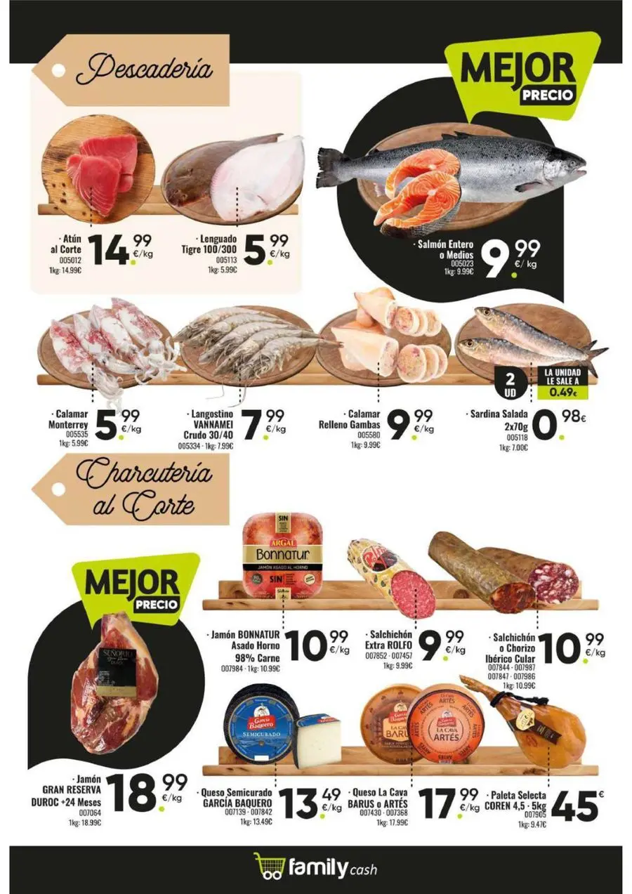 Ofertas de Supermercado Family Cash España de 9 marzo a 29 marzo 2026 Folleto de descuentos