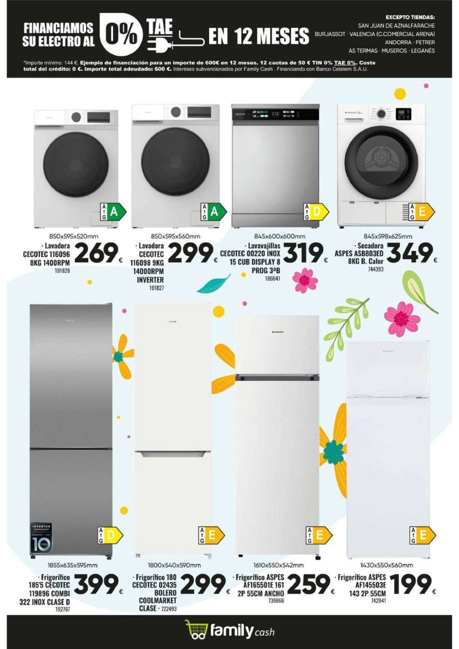 Ofertas de Supermercado Family Cash España de 9 marzo a 29 marzo 2026 Folleto de descuentos