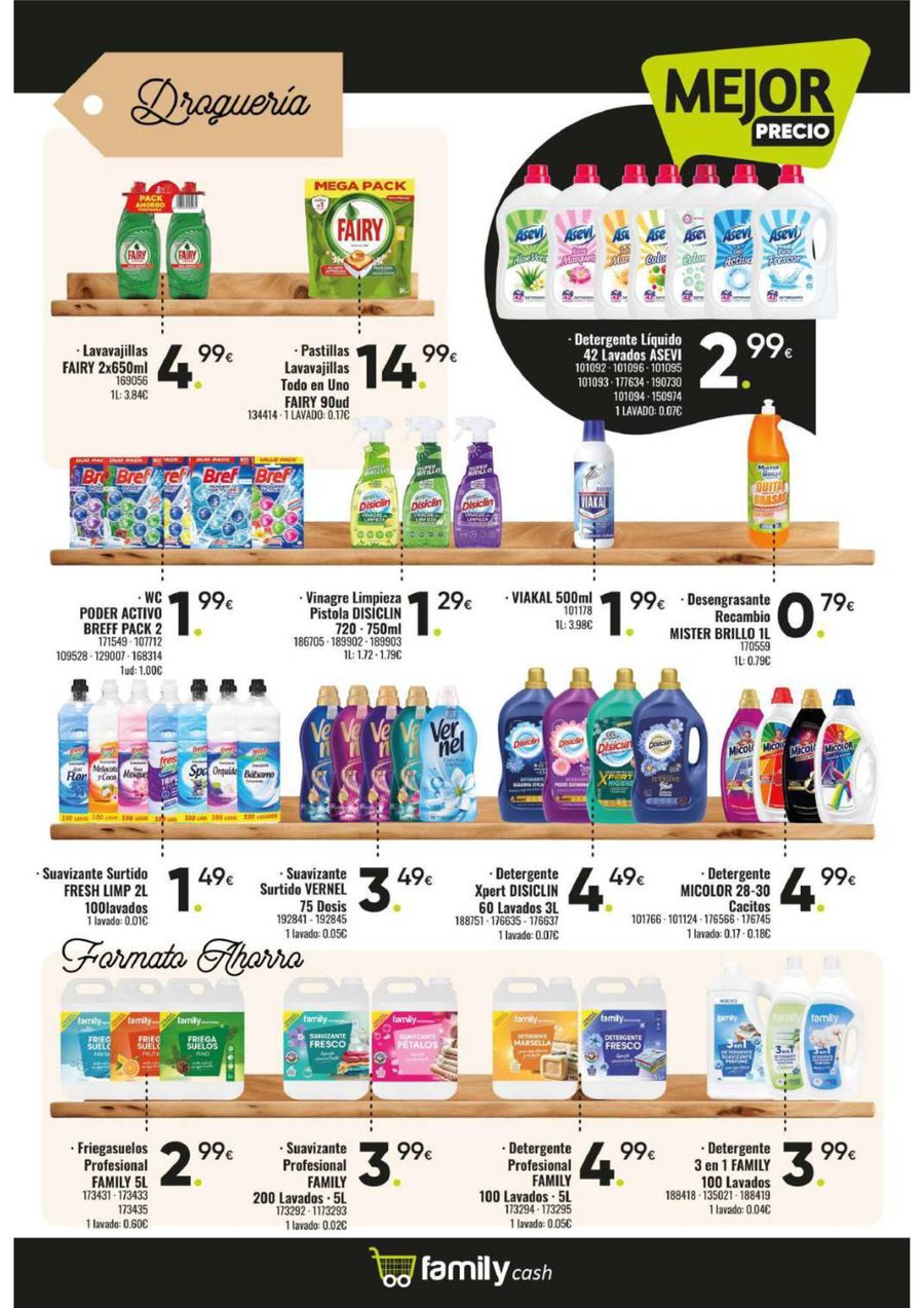 Ofertas de Supermercado Family Cash España de 9 marzo a 29 marzo 2026 Folleto de descuentos