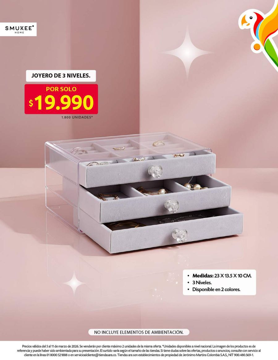 Offres Magasins Ara Colombie de 5 à 11 mars 2026 Promotions spéciales