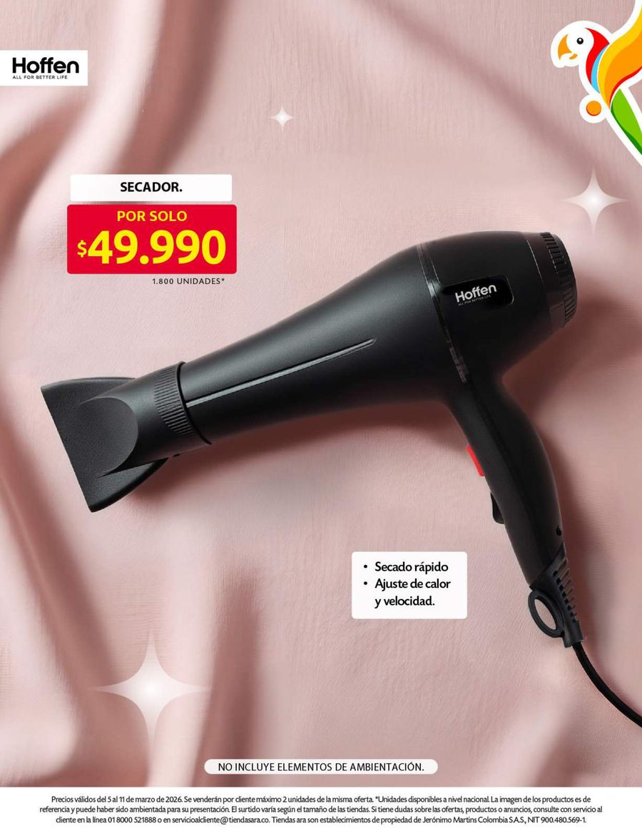 Offres Magasins Ara Colombie de 5 à 11 mars 2026 Promotions spéciales