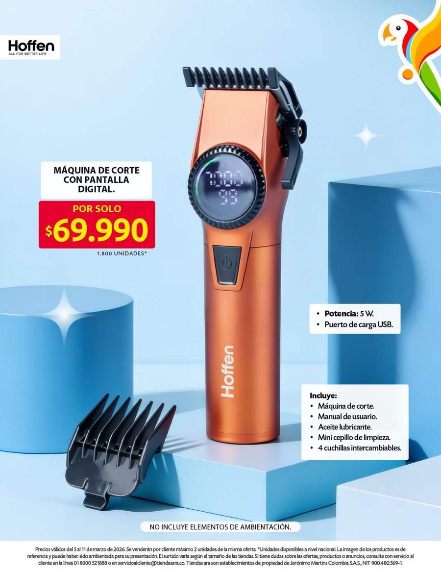 Offres Magasins Ara Colombie de 5 à 11 mars 2026 Promotions spéciales