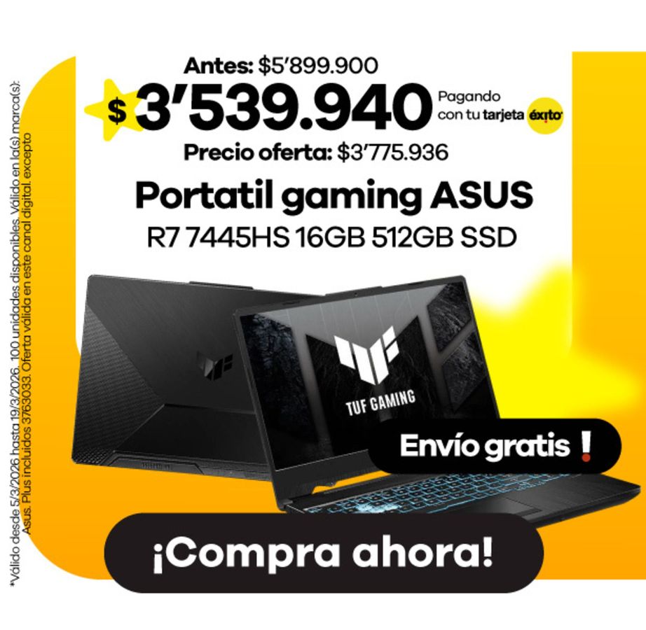 Ofertas de Éxito Colombia de 5 a 19 marzo 2026 Ofertas especiales atractivas para todos