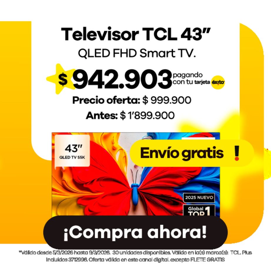 Ofertas de Éxito Colombia de 5 a 19 marzo 2026 Ofertas especiales atractivas para todos