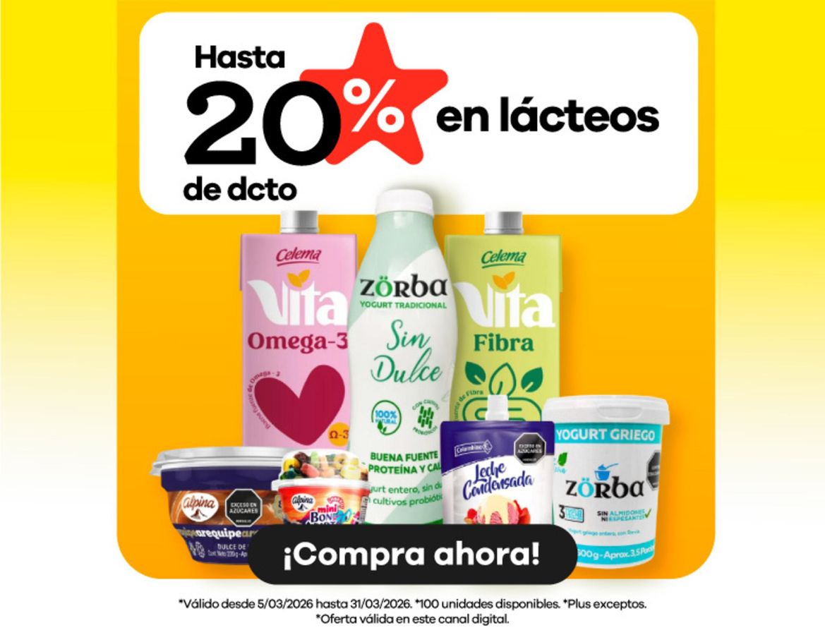 Ofertas de Éxito Colombia de 5 a 31 marzo 2026 Descubre ofertas atractivas