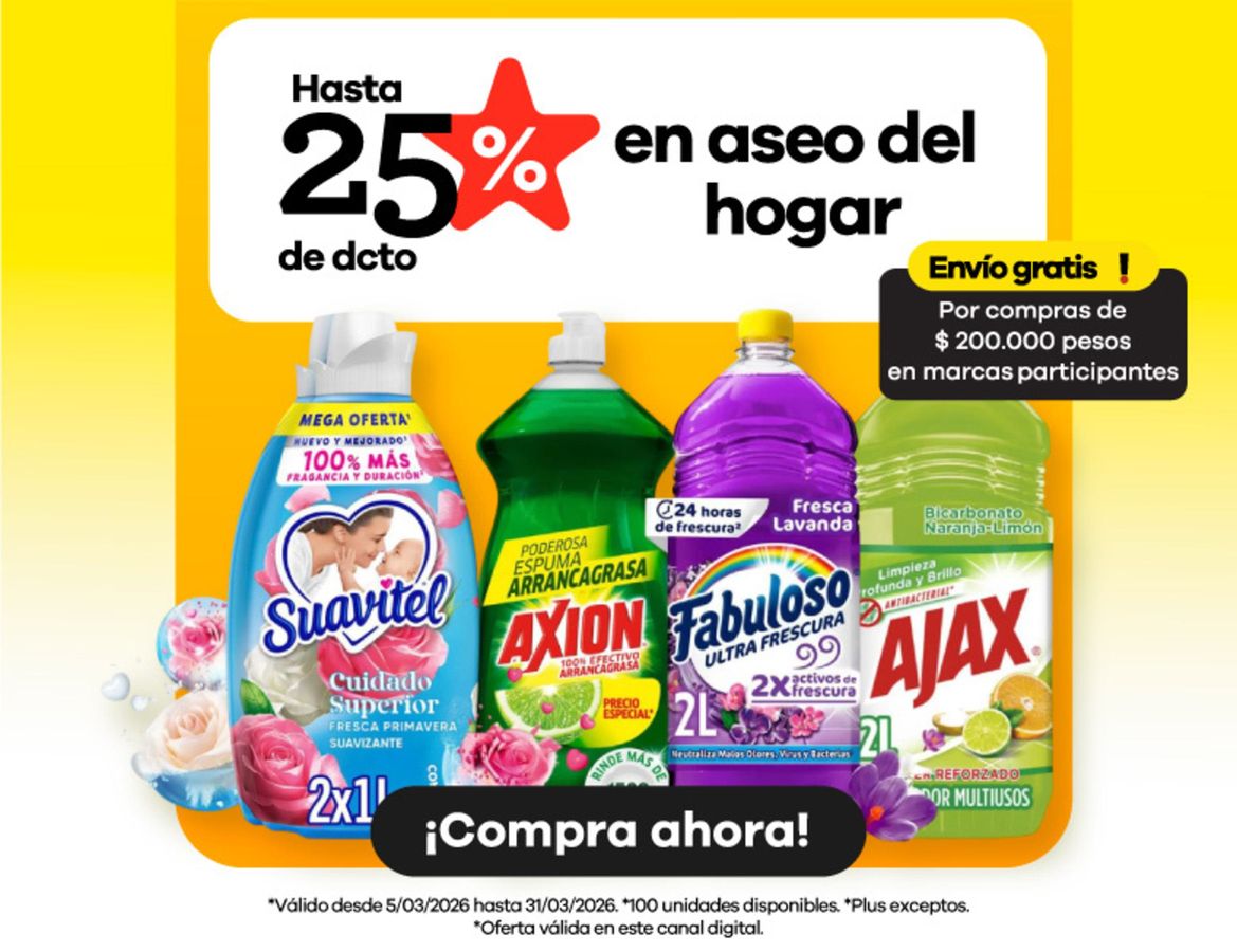 Ofertas de Éxito Colombia de 5 a 31 marzo 2026 Descubre ofertas atractivas