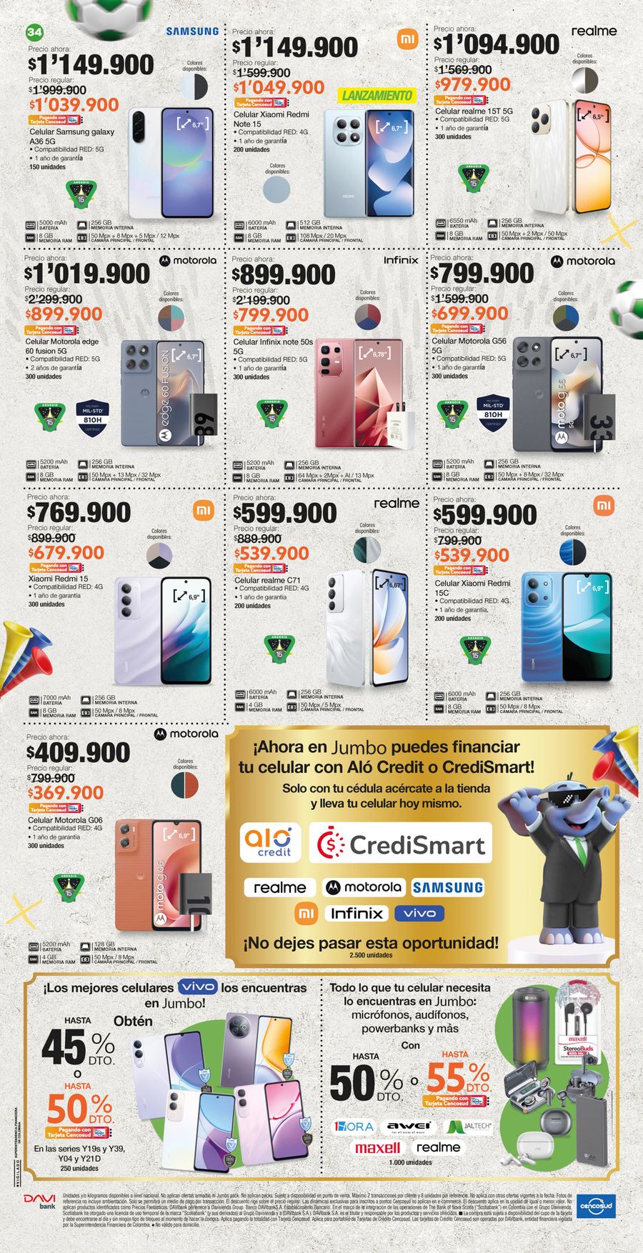Ofertas de Tiendas Jumbo Colombia de 26 febrero a 15 marzo 2026 Catalogo extrapromo jumbo