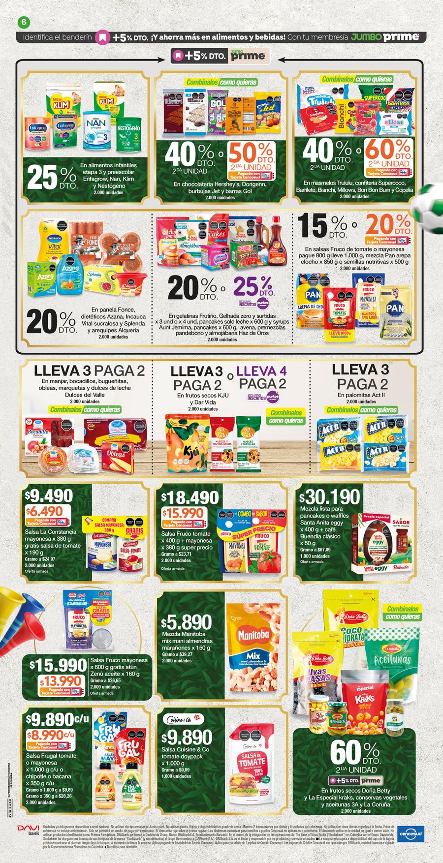 Ofertas de Tiendas Jumbo Colombia de 26 febrero a 15 marzo 2026 Catalogo extrapromo jumbo