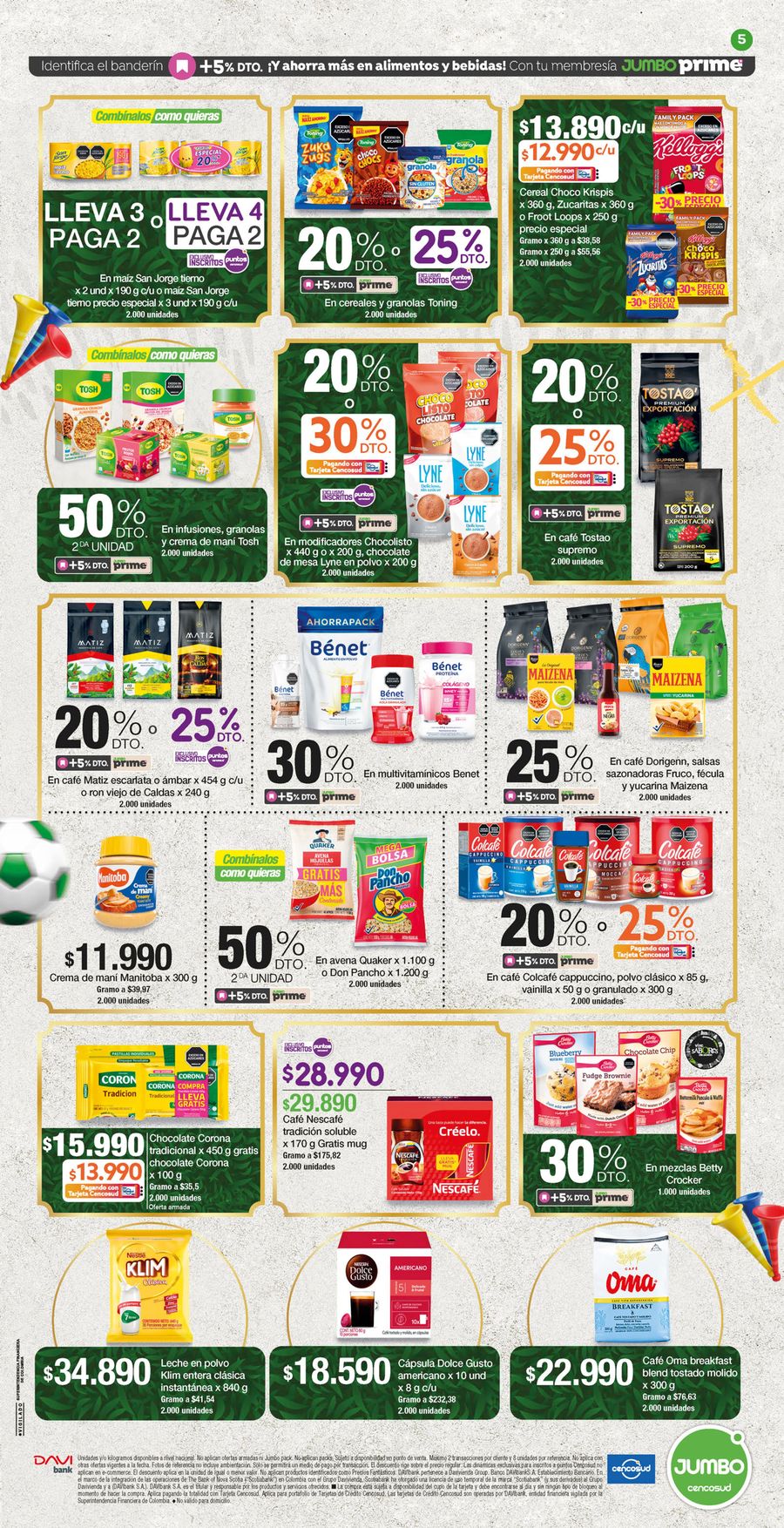 Ofertas de Tiendas Jumbo Colombia de 26 febrero a 15 marzo 2026 Catalogo extrapromo jumbo