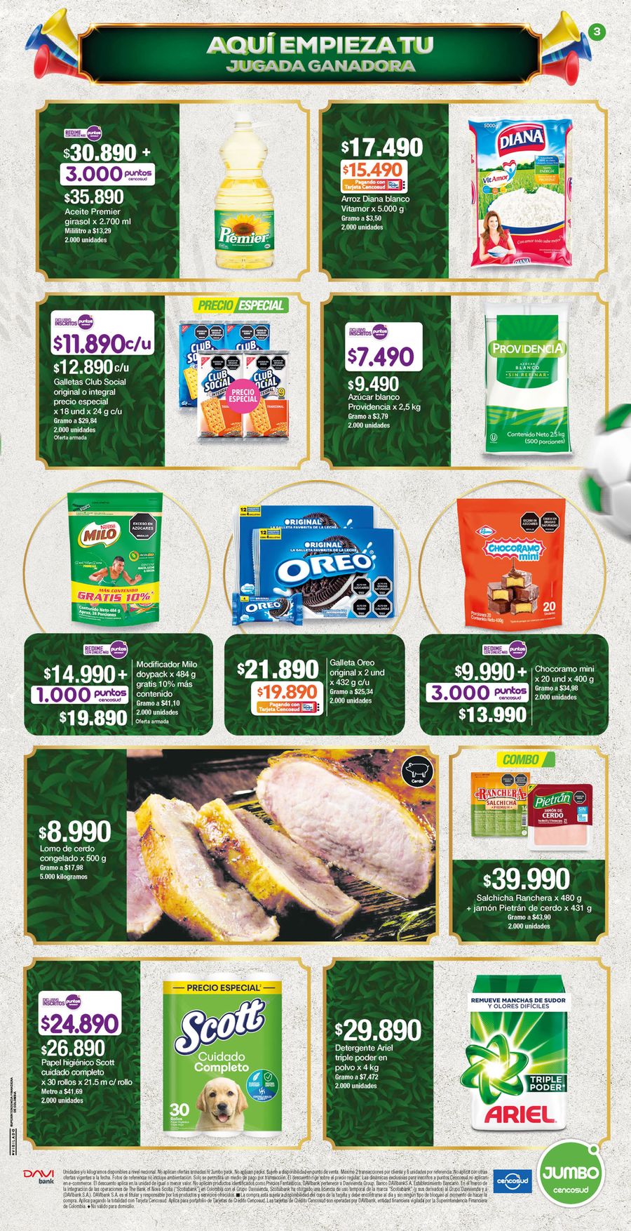 Ofertas de Tiendas Jumbo Colombia de 26 febrero a 15 marzo 2026 Catalogo extrapromo jumbo