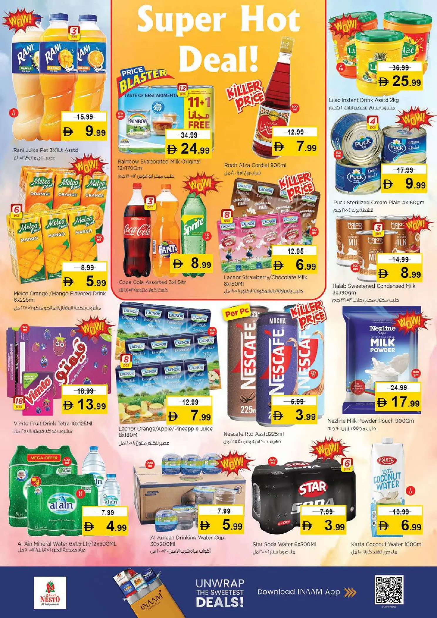 Ofertas de Nesto Hipermercados Al Ain de 12 a 15 marzo 2026 Festival a medio precio