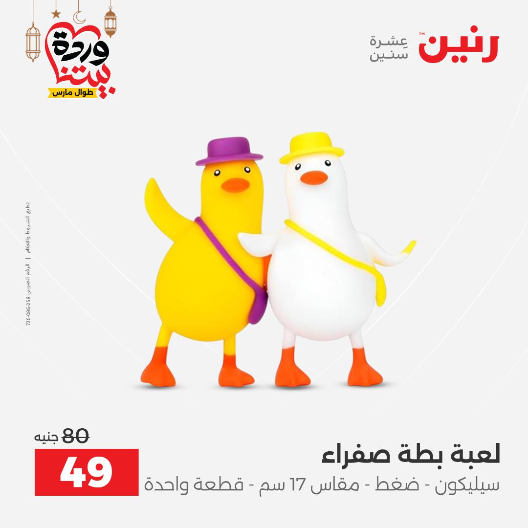 Offres Raneen Egypte de 15 à 16 mars 2026 Offres de Sacs et Jouets