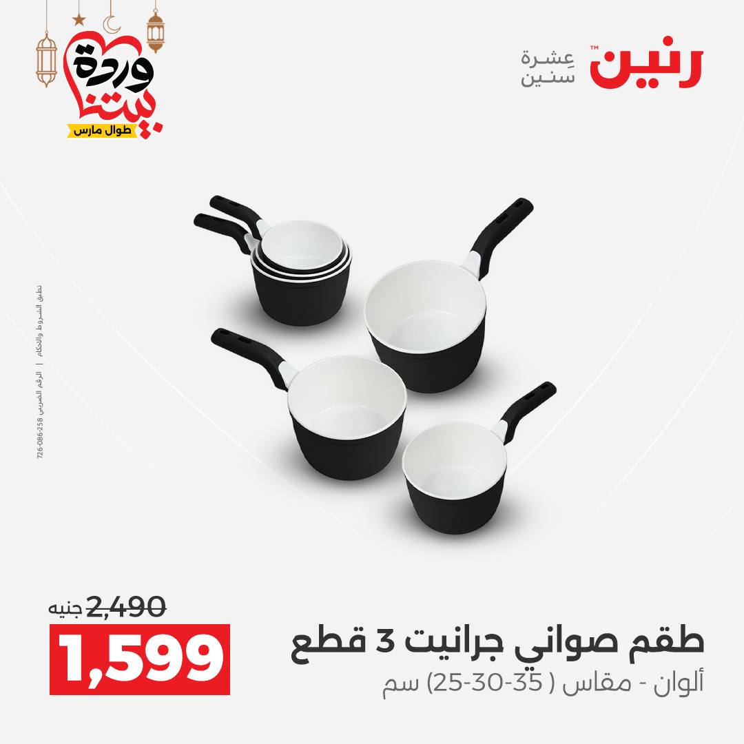 Offres Raneen Egypte de 15 à 16 mars 2026 Offres d'appareils de cuisine