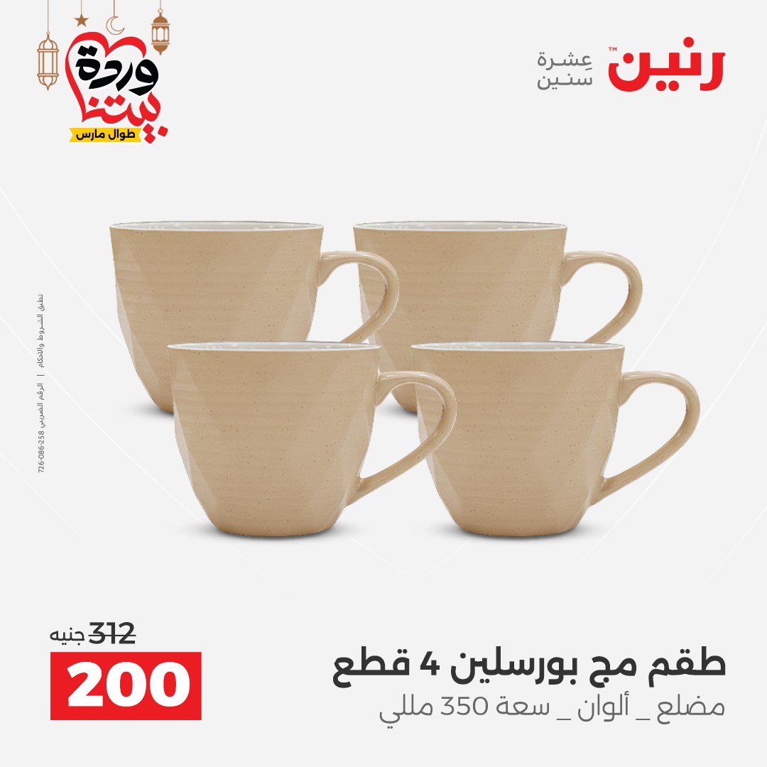 Offres Raneen Egypte de 15 à 16 mars 2026 Offres d'appareils de cuisine