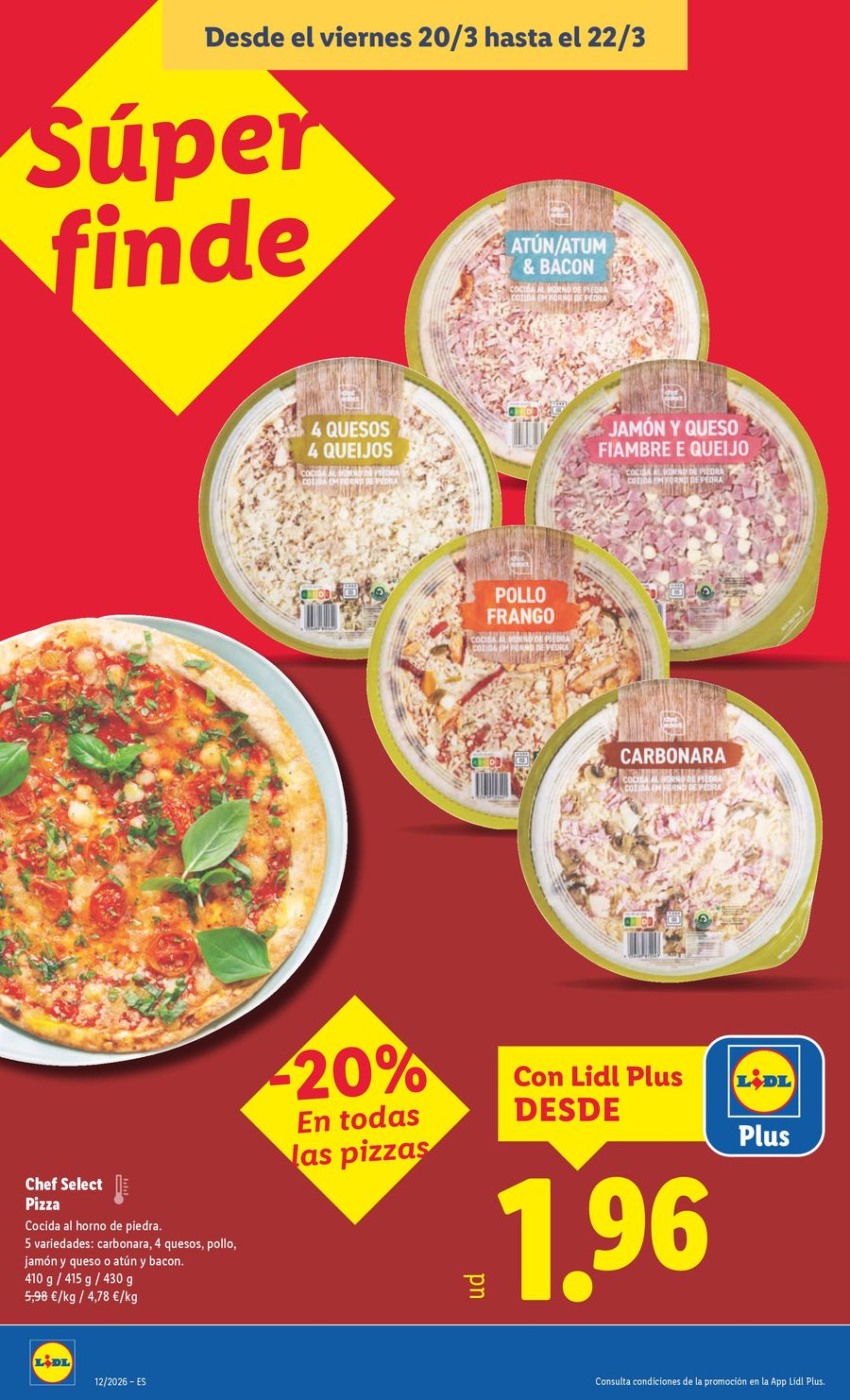 Ofertas de Lidl España de 16 a 22 marzo 2026 ofertas semanales