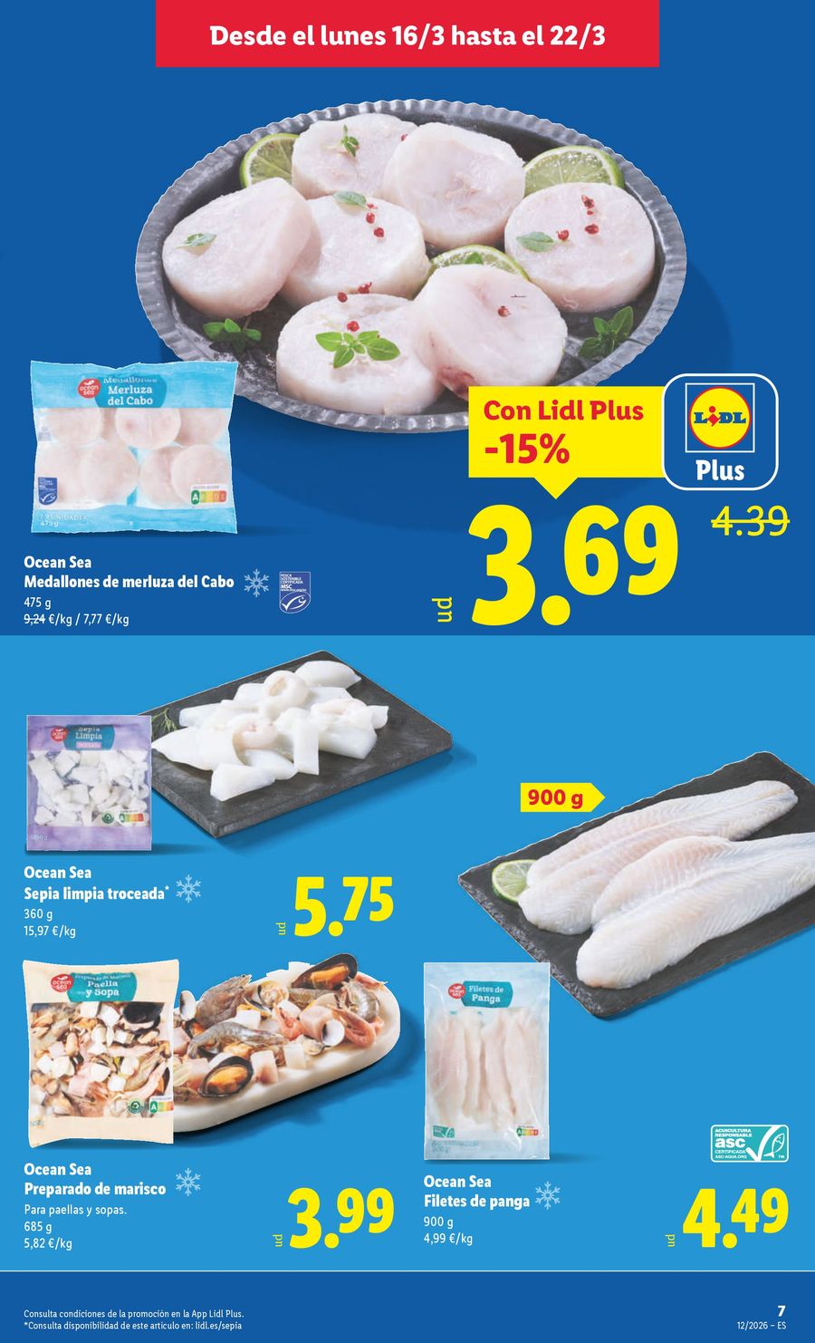 Ofertas de Lidl España de 16 a 22 marzo 2026 ofertas semanales