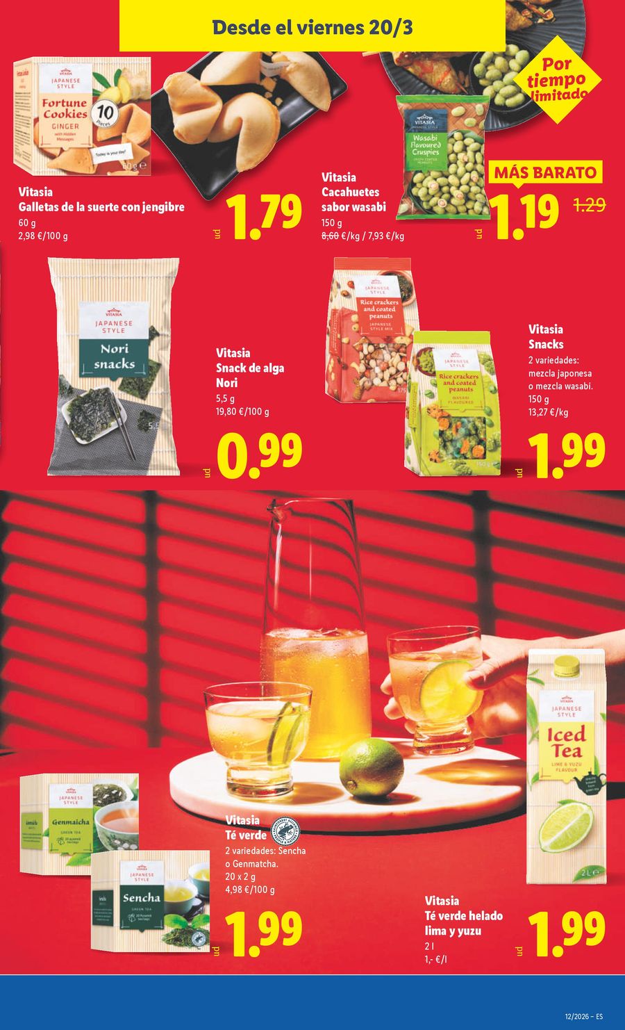 Ofertas de Lidl España de 16 a 22 marzo 2026 ofertas semanales