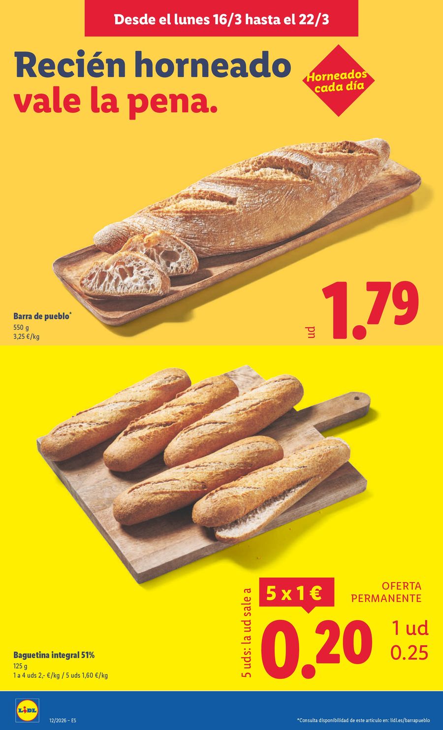 Ofertas de Lidl España de 16 a 22 marzo 2026 ofertas semanales