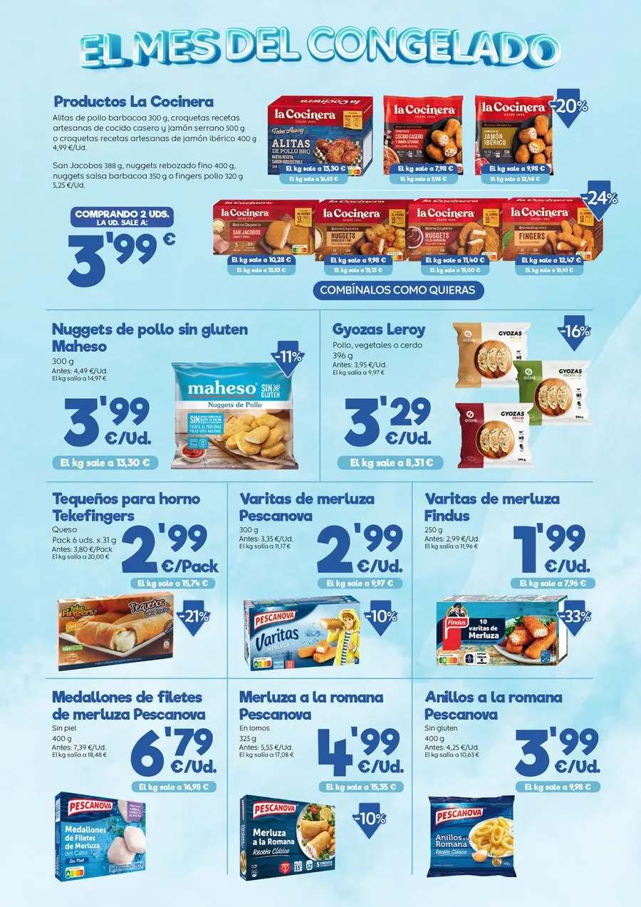 Ofertas de Ahorramas España de 12 a 25 marzo 2026 El Mes Del Congelado