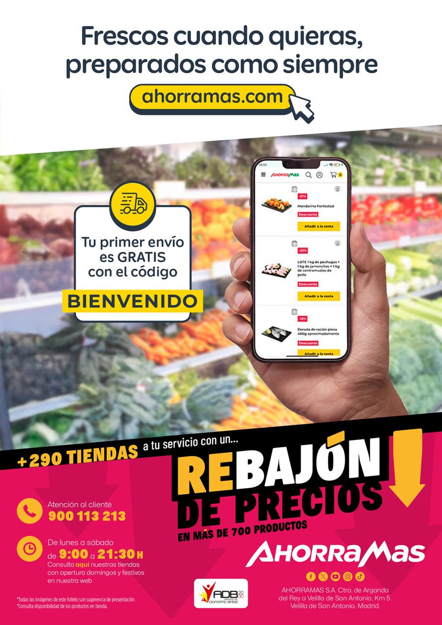 Ahorramas Spain offers from 12 to 18 March 2026 Big Price Reduction