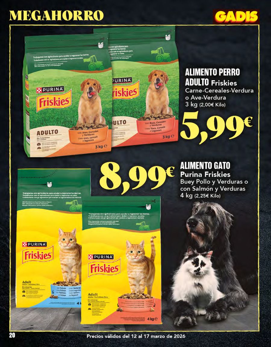 GADIS Spain offers from 12 to 17 March 2026 Gadis Megasavings