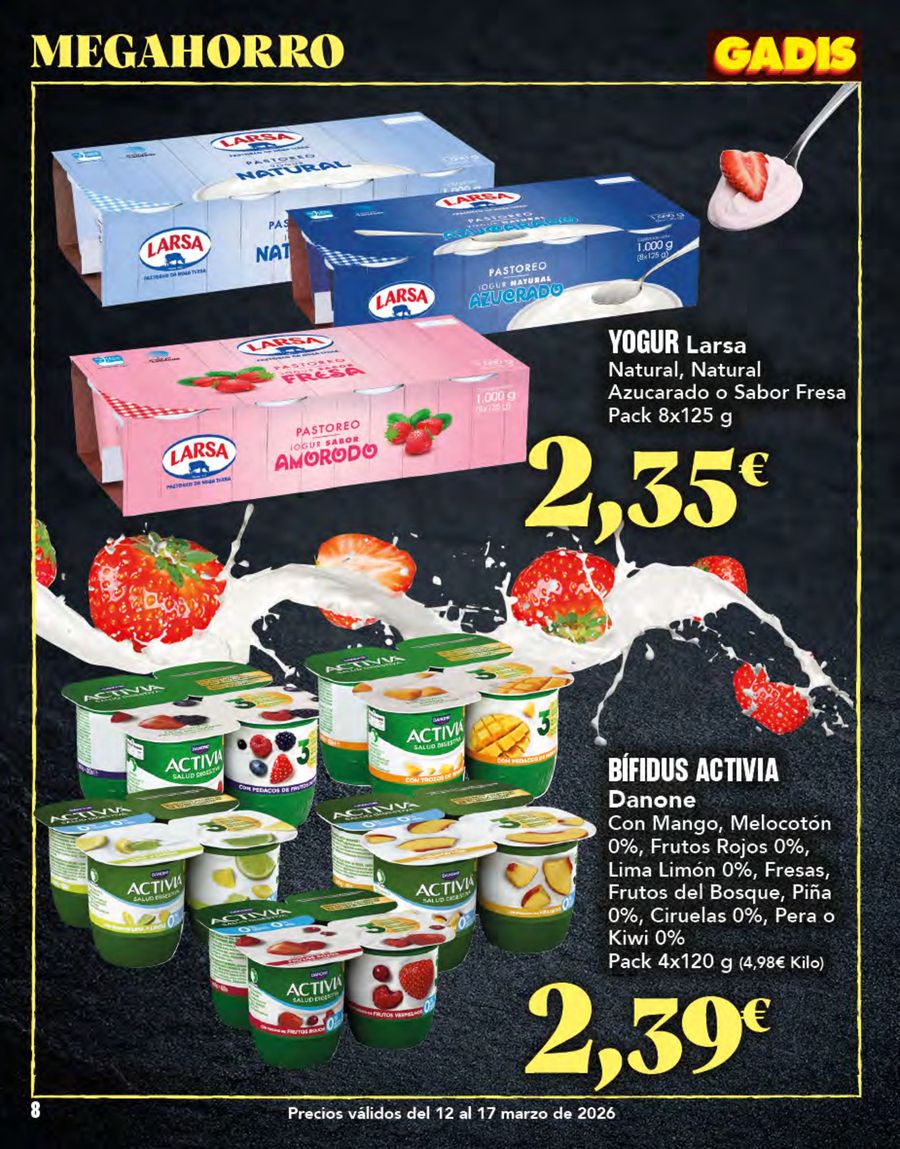 GADIS Spain offers from 12 to 17 March 2026 Gadis Megasavings