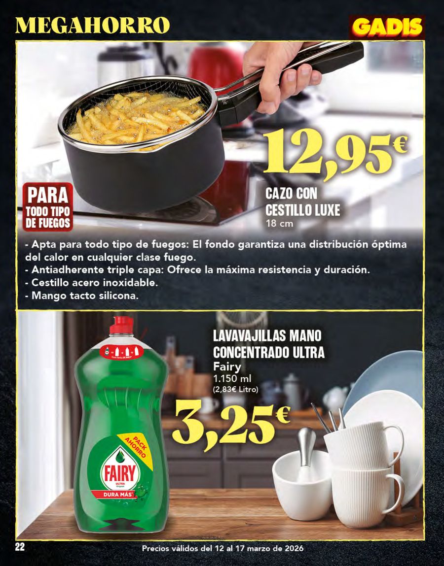 GADIS Spain offers from 12 to 17 March 2026 Gadis Megasavings