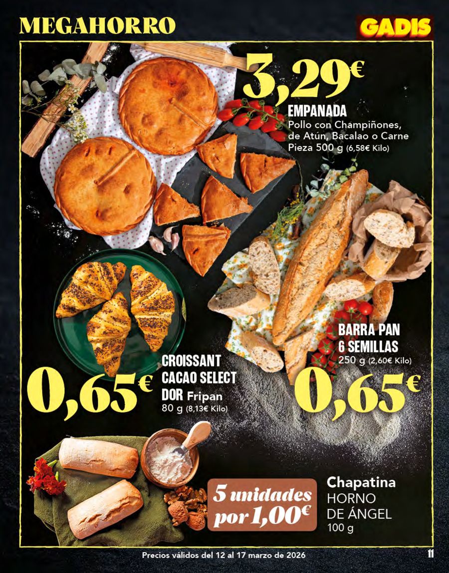 GADIS Spain offers from 12 to 17 March 2026 Gadis Megasavings