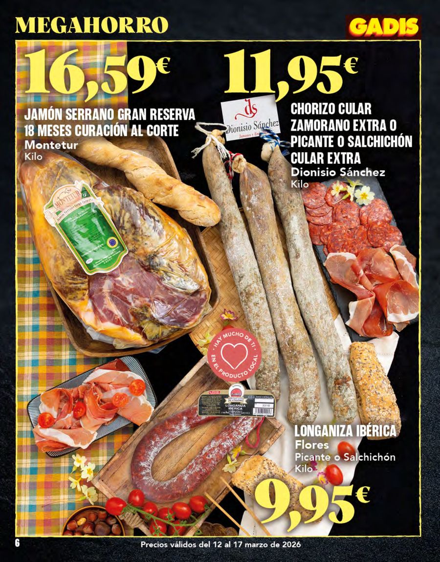 GADIS Spain offers from 12 to 17 March 2026 Gadis Megasavings