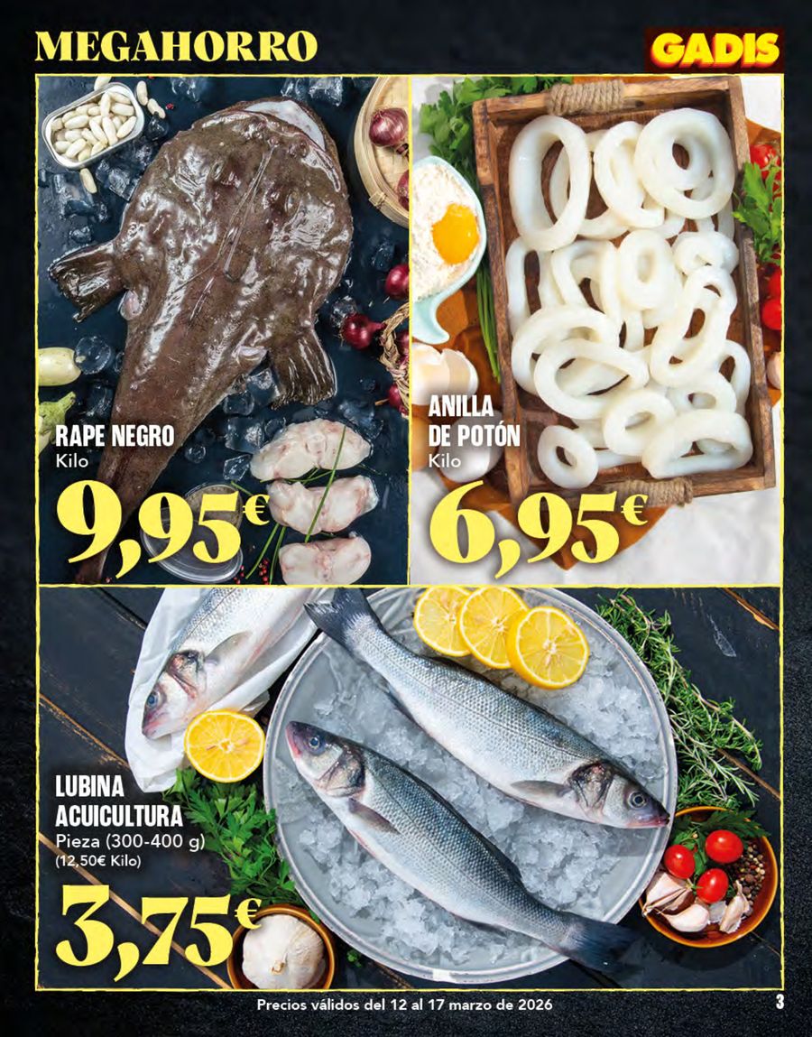 GADIS Spain offers from 12 to 17 March 2026 Gadis Megasavings