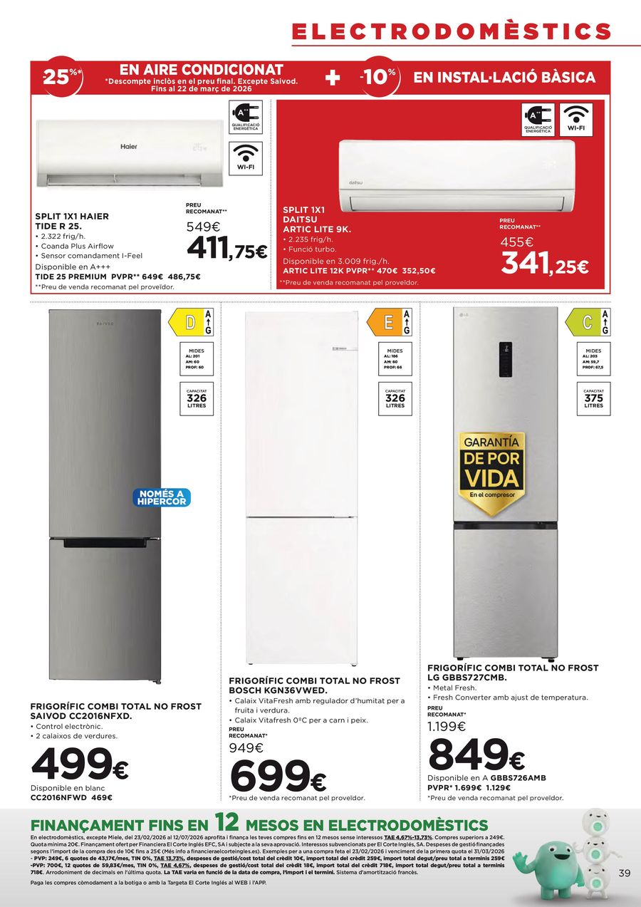 Hipercor Spain offers from 12 to 24 March 2026 -50% 2nd Unit on Thousands of Products