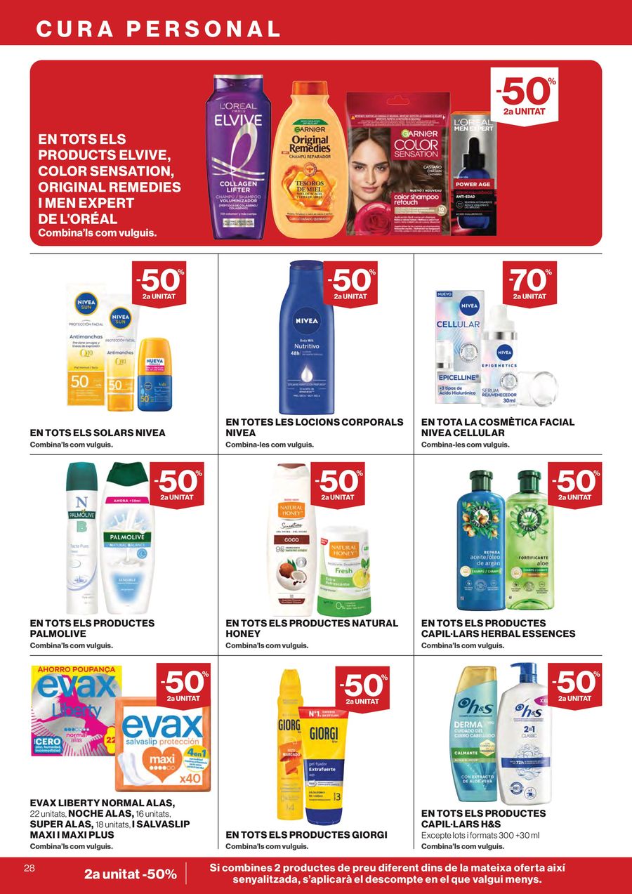 Hipercor Spain offers from 12 to 24 March 2026 -50% 2nd Unit on Thousands of Products