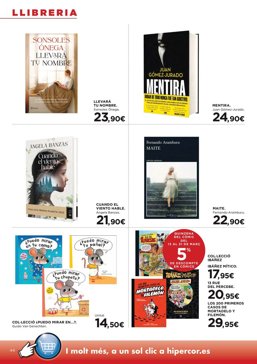 Hipercor Spain offers from 12 to 24 March 2026 -50% 2nd Unit on Thousands of Products