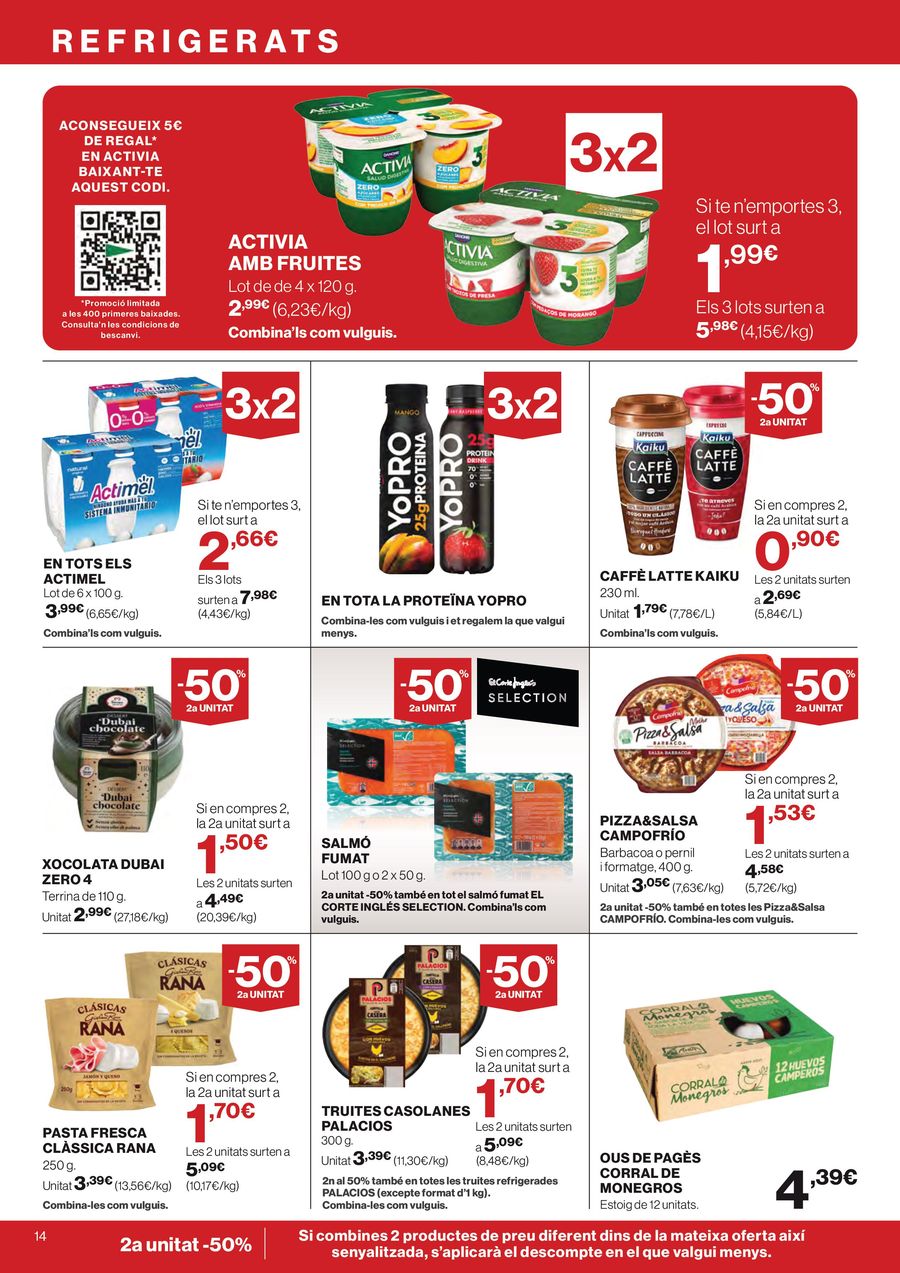 Hipercor Spain offers from 12 to 24 March 2026 -50% 2nd Unit on Thousands of Products