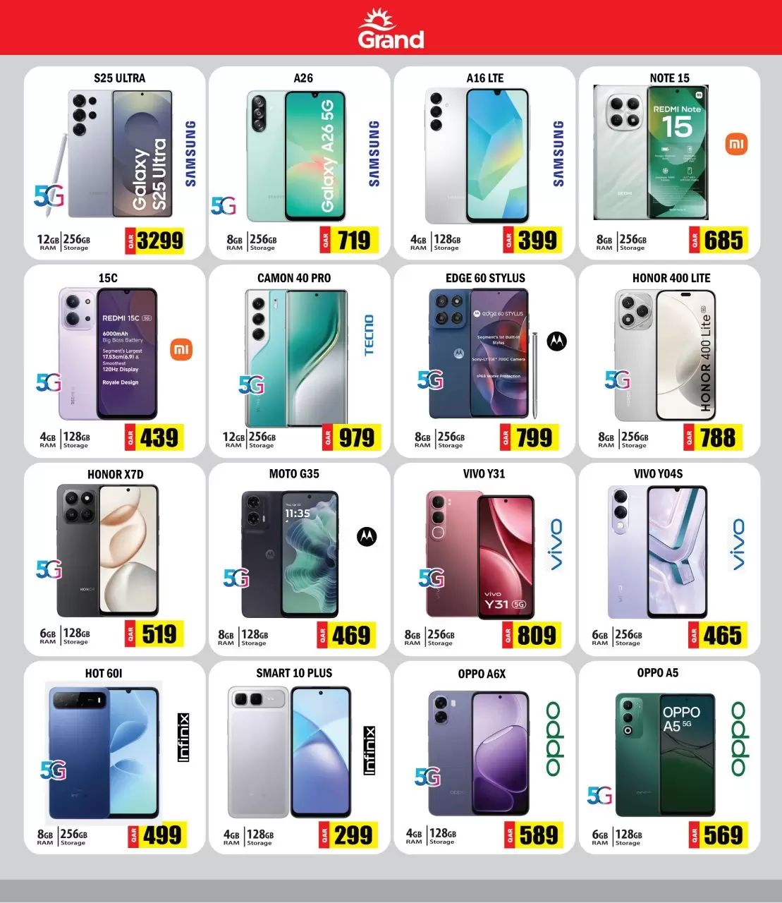 Offres Grand hypermarché Qatar de 16 à 21 mars 2026 Offres de l'Aïd Moubarak