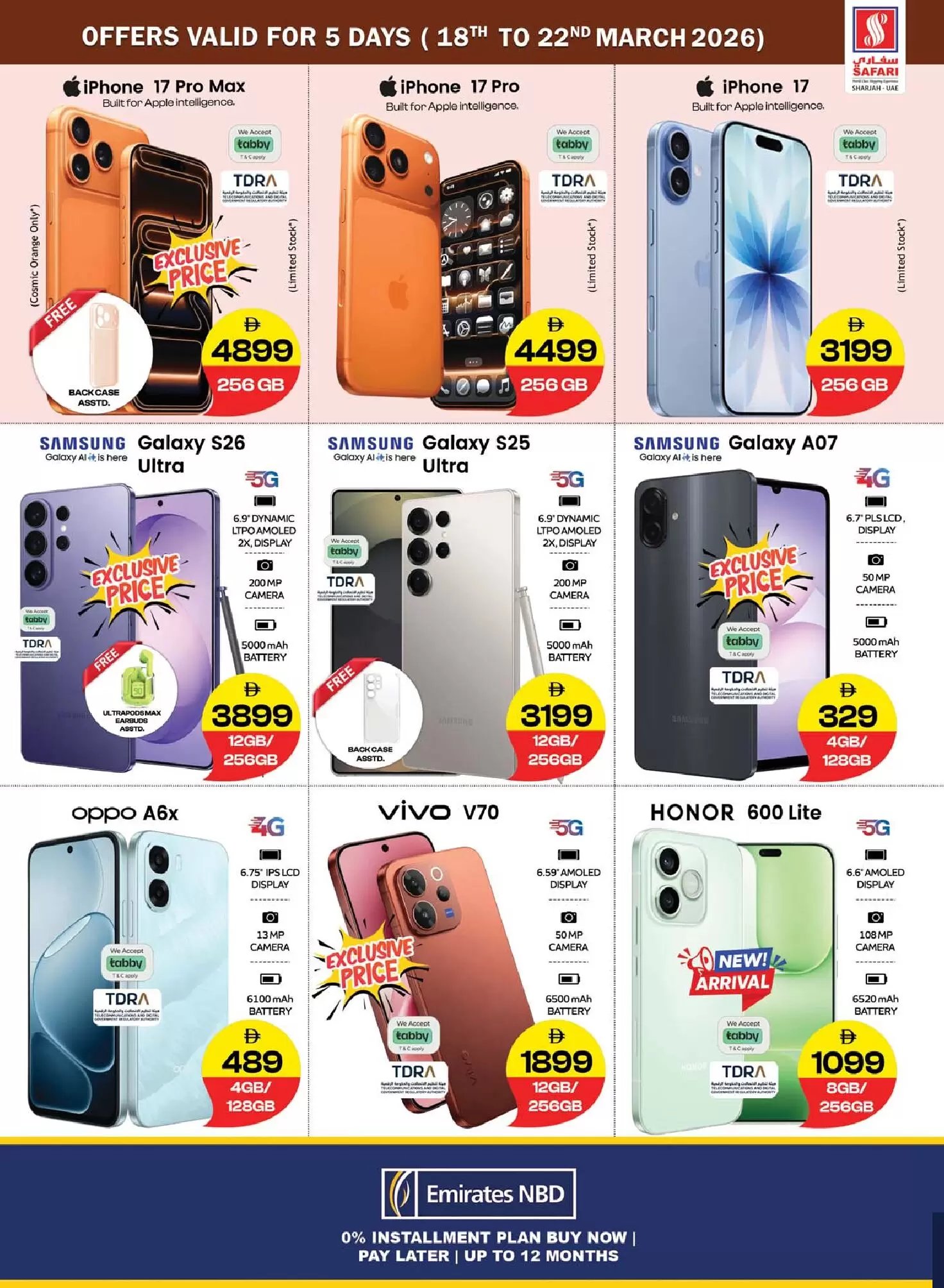 Safari hypermarket offers in Sharjah from 18 to 25 March 2026 Eid Mubarak Offers