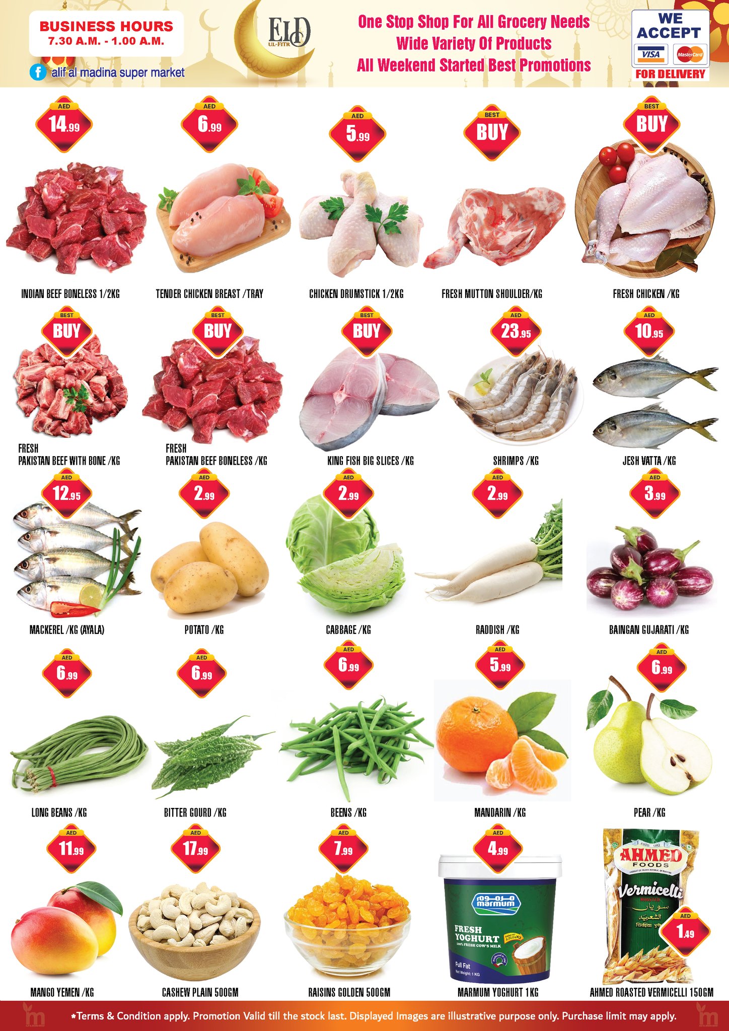 Ofertas de ALIF Al Madina Emiratos Árabes Unidos de 18 a 22 marzo 2026 Ofertas de Eid Al-Fitr