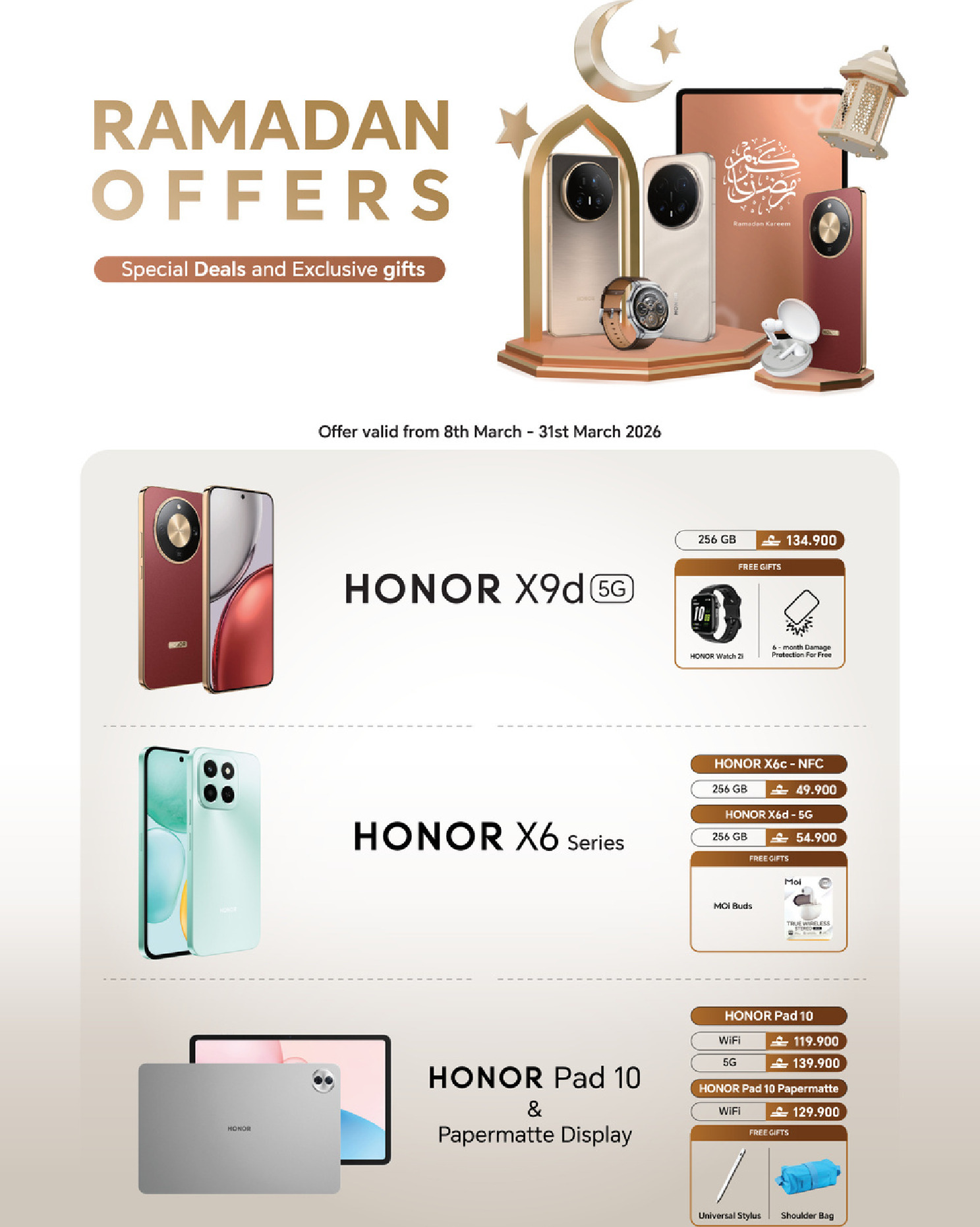 Sharaf DG Oman offers from 17 to 28 March 2026 Eid Gifting Sale