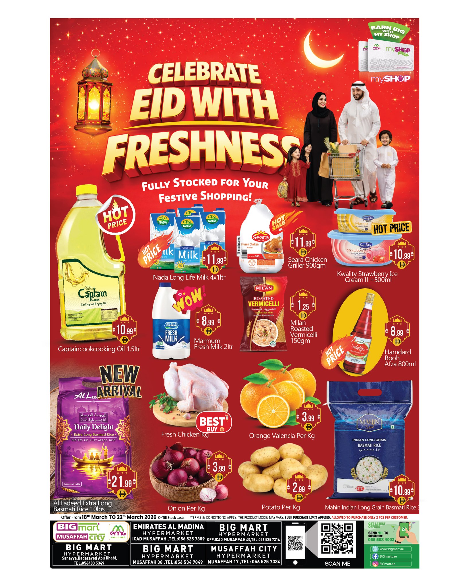 BIGmart offers in Almsfh from 18 to 22 March 2026 Eid Celebration Deals - Page 1
