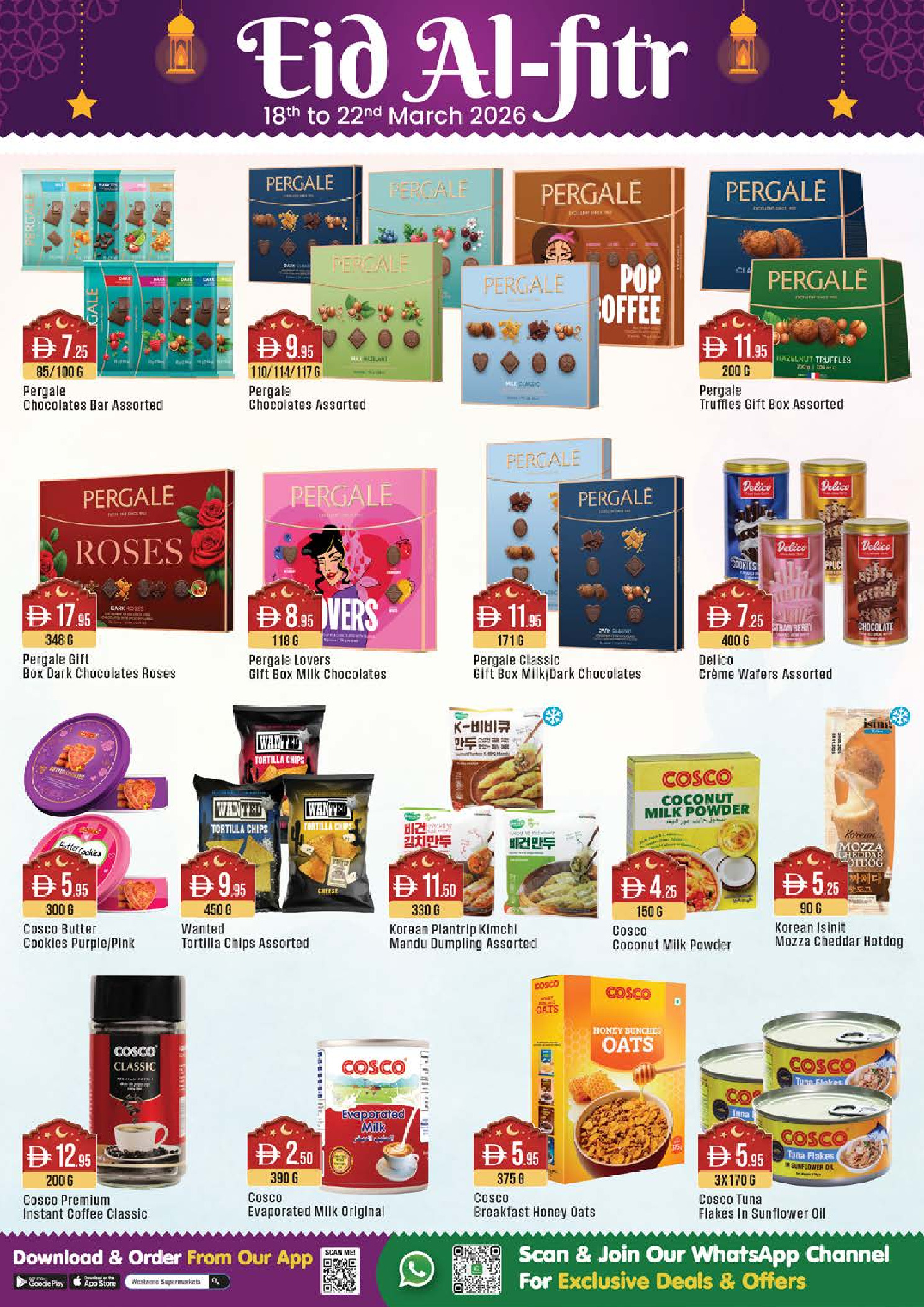 West Zone supermarket UAE offers from 18 to 22 March 2026 Eid Al-Fitr