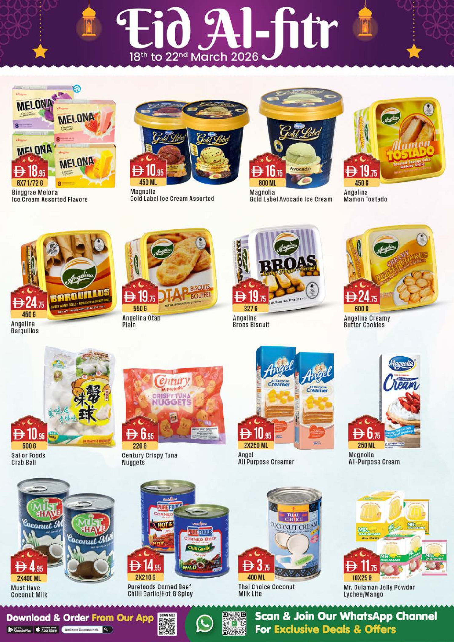 West Zone supermarket UAE offers from 18 to 22 March 2026 Eid Al-Fitr