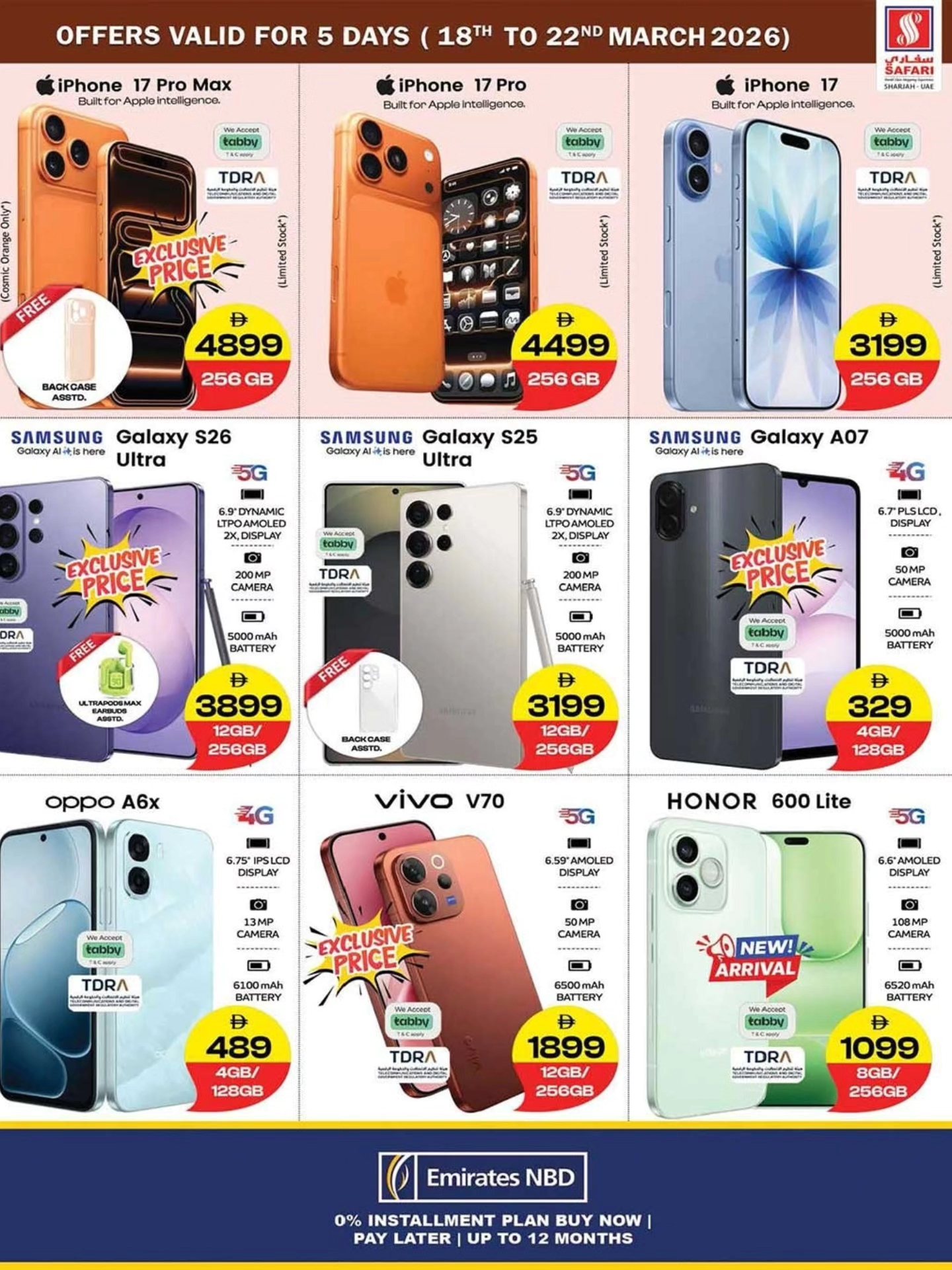 Safari hypermarket UAE offers from 18 to 25 March 2026 Eid Mubarak Offers